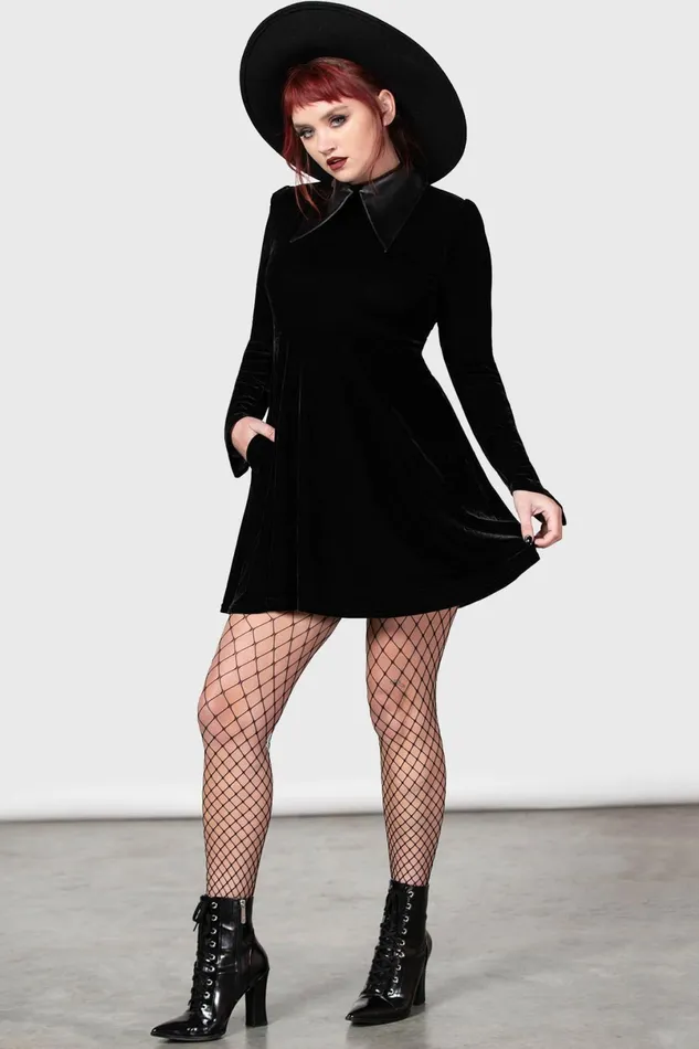 Killstar Mini Women Cathedral II Skater Dress B