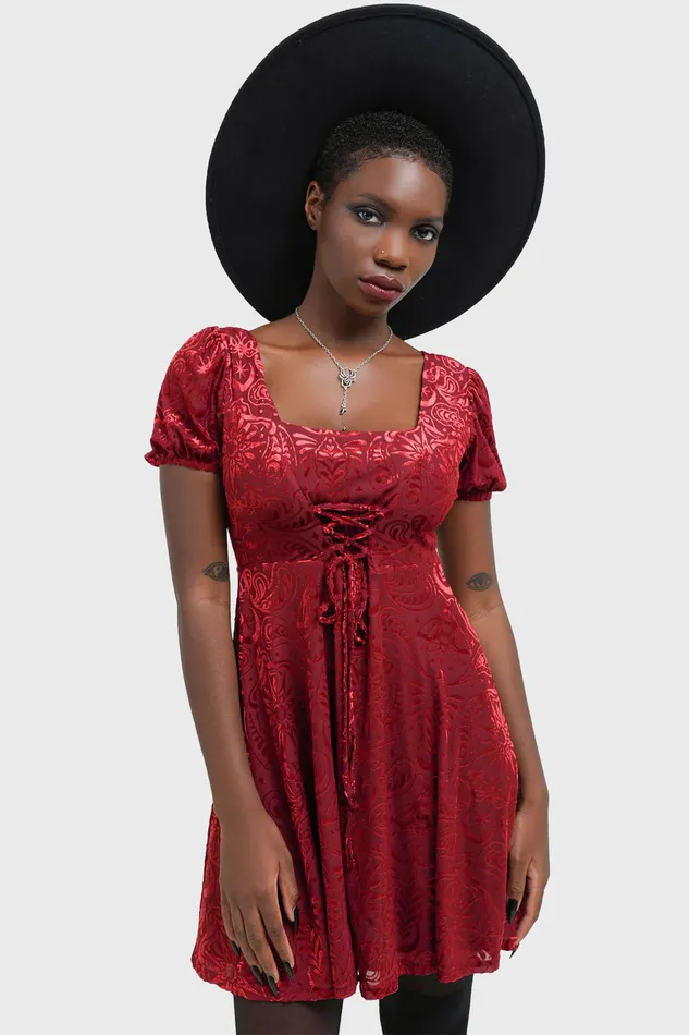 Killstar Mini Women Lepidoptera Skater Dress