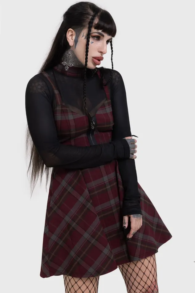 Killstar Mini Women Sable Riot Dress