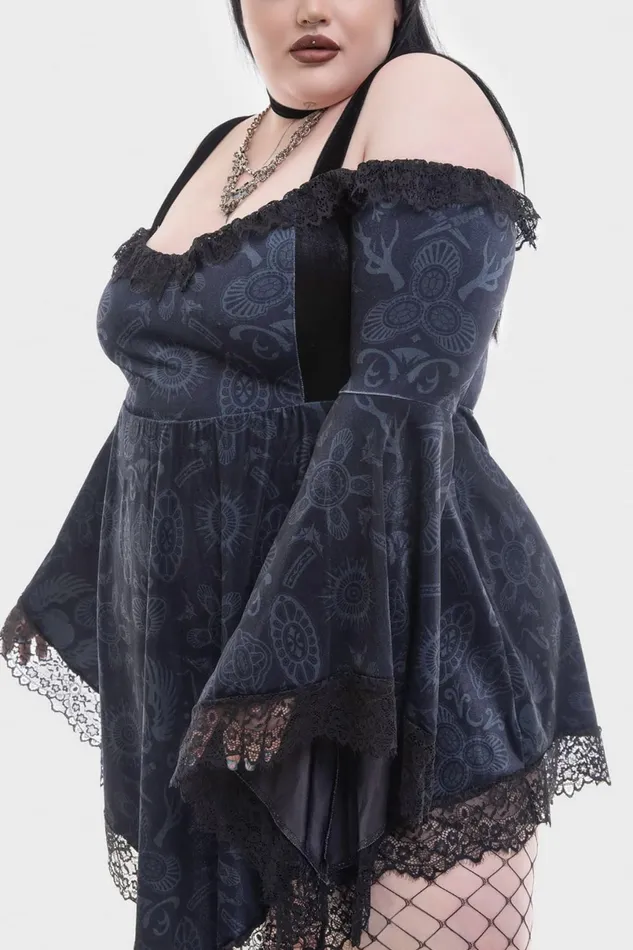 Killstar Mini Women Temptation Bardot Dress