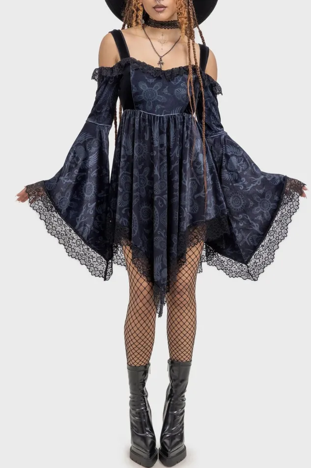Killstar Mini Women Temptation Bardot Dress