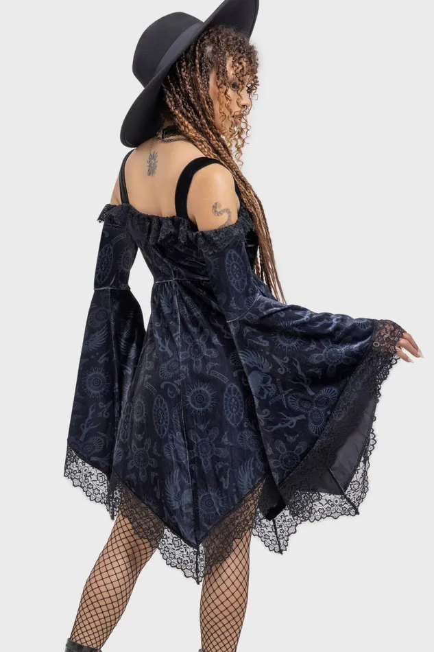 Killstar Mini Women Temptation Bardot Dress