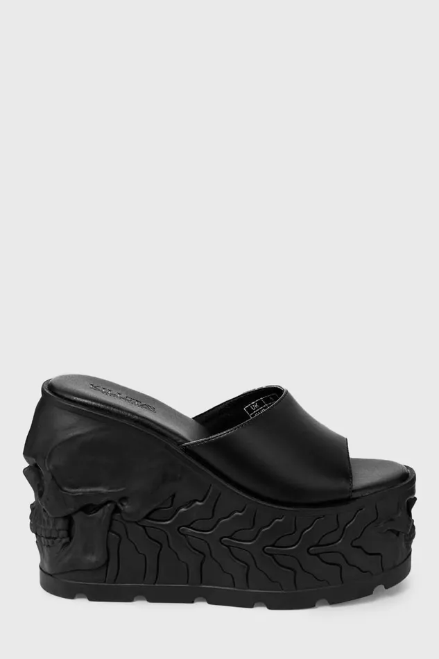 Killstar Platforms Women Doom Platform Sliders