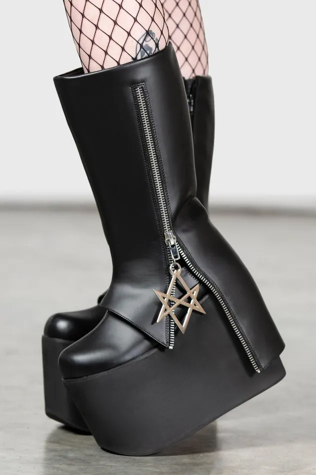 Killstar Platforms Women Hexraider Boots
