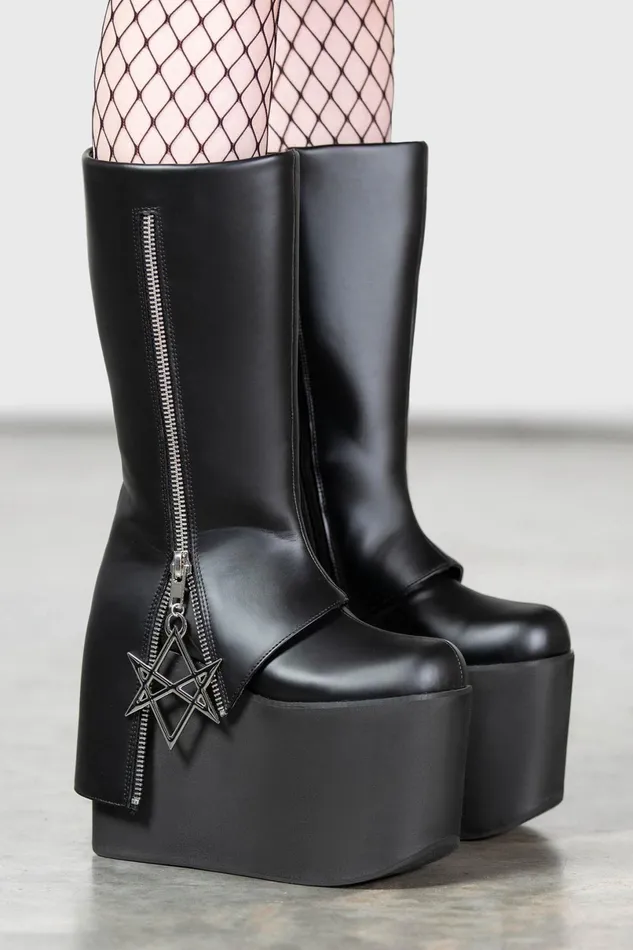 Killstar Platforms Women Hexraider Boots