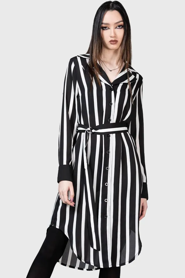 Killstar Shirt Women Zita039s Ruins Shirt Dress