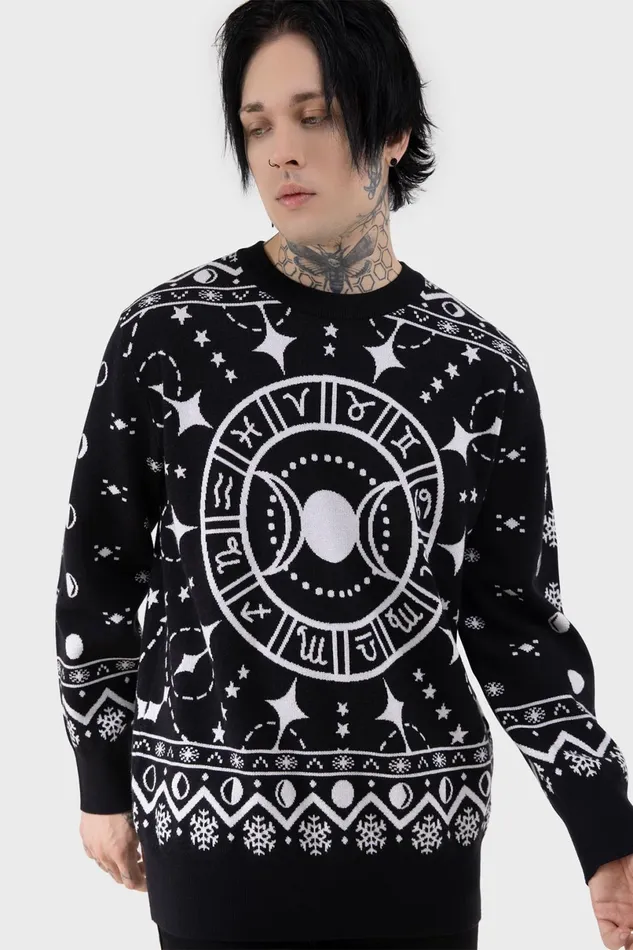 Killstar Sweaters Women Cosmic Hallowmas Sweater