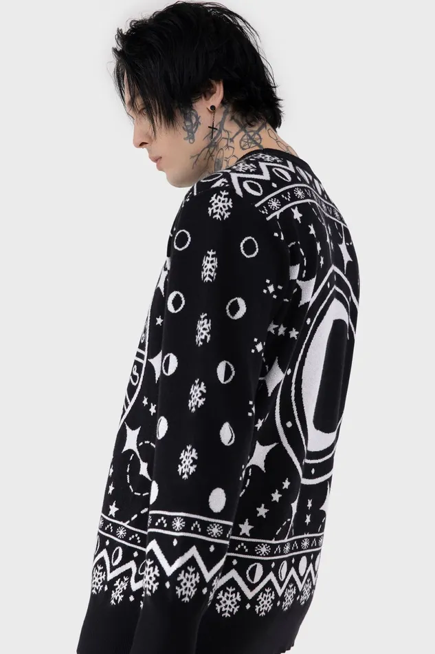 Killstar Sweaters Women Cosmic Hallowmas Sweater
