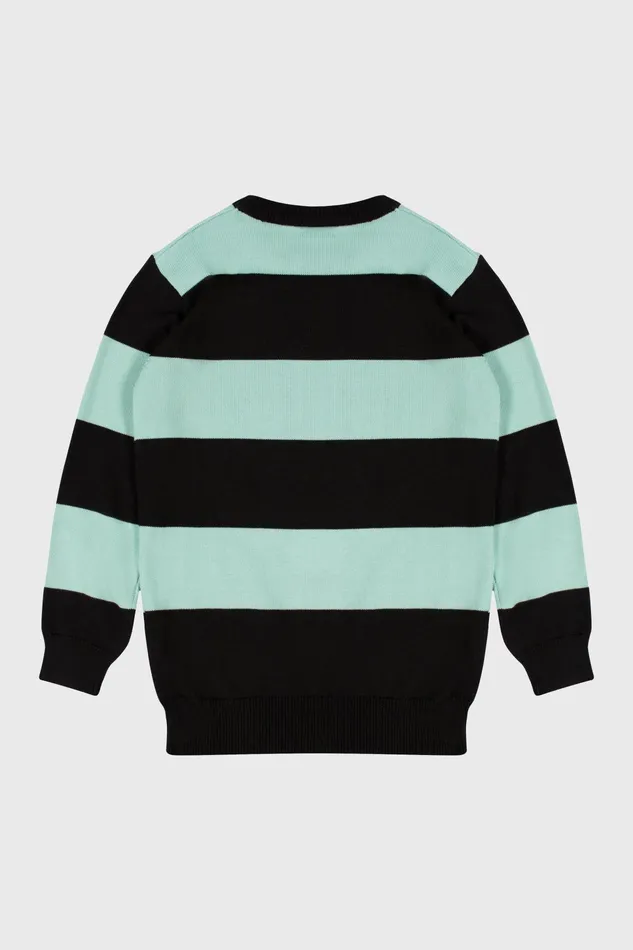 Killstar Sweaters Women Vampurr Stripe Sweater MINT