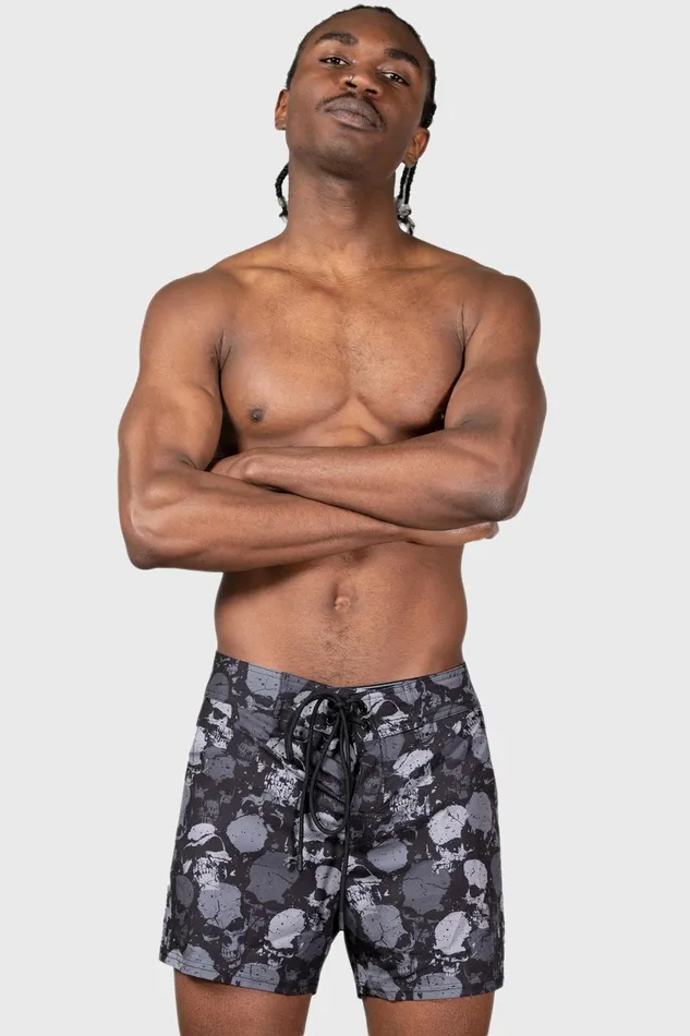 Killstar Swim Women Sepulture Swim Shorts