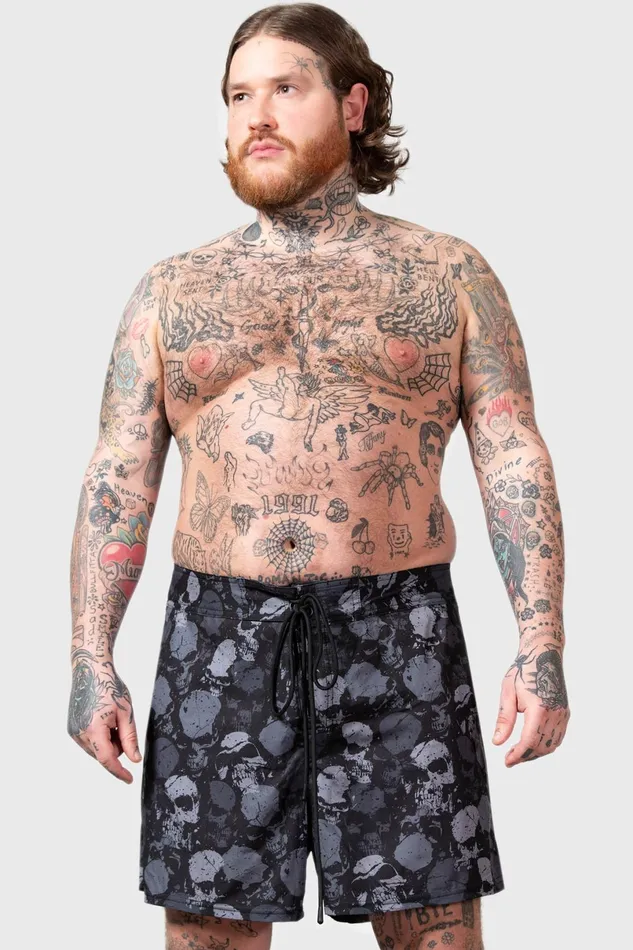 Killstar Swim Women Sepulture Swim Shorts
