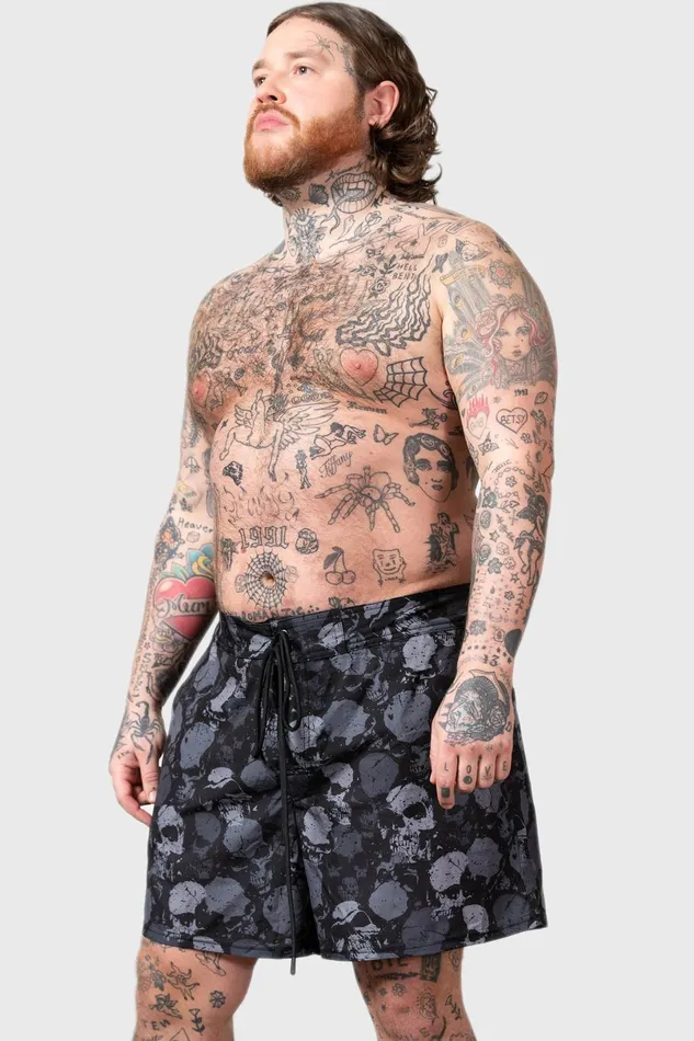 Killstar Swim Women Sepulture Swim Shorts