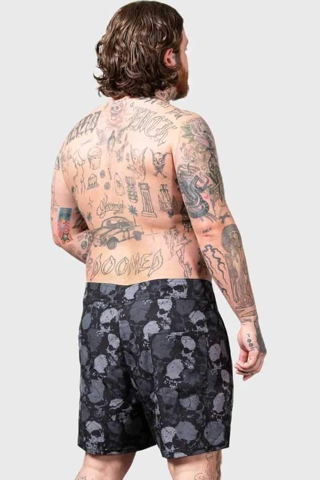 Killstar Swim Women Sepulture Swim Shorts