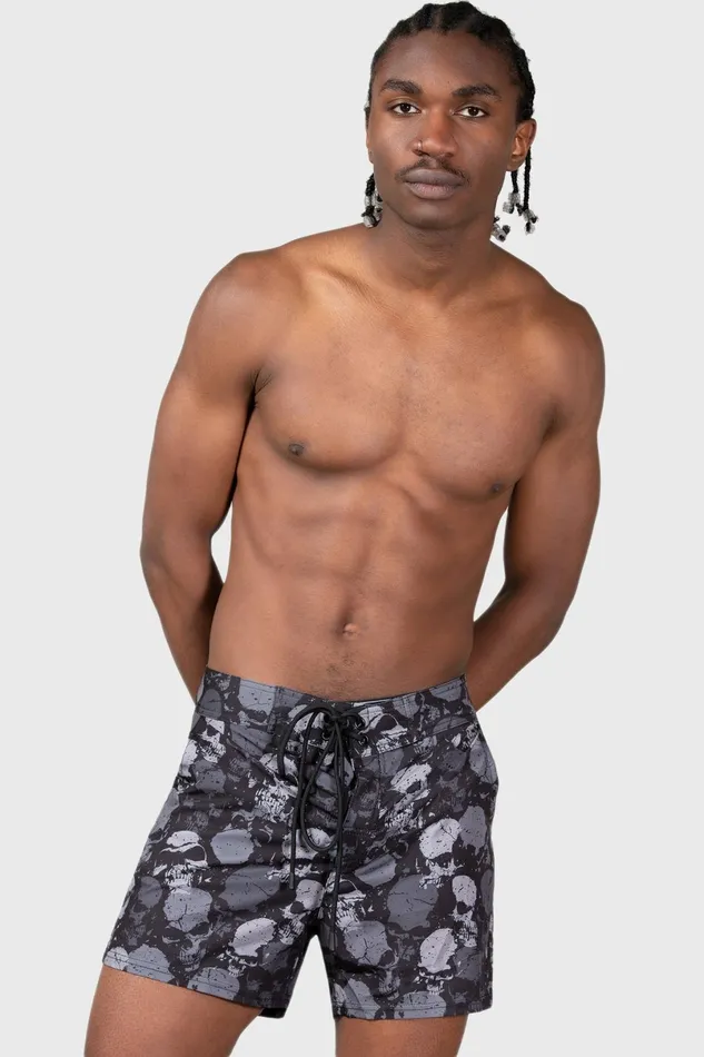 Killstar Swim Women Sepulture Swim Shorts