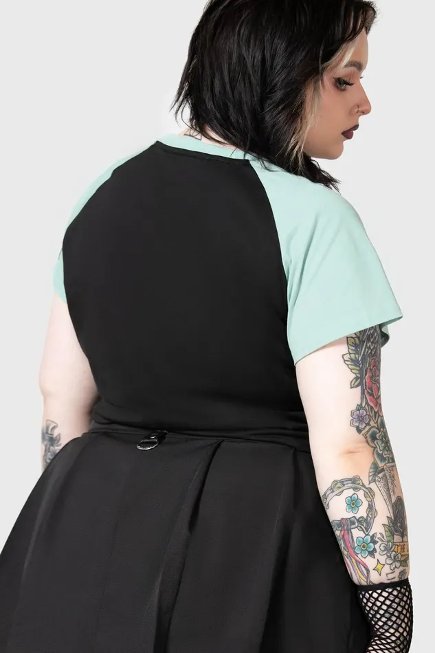Killstar TShirts and Vests Women Cat Spat Shrunk Tee
