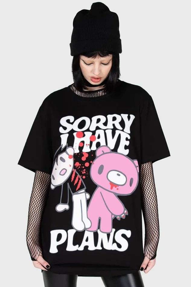 Killstar TShirts and Vests Women I Have Plans TShirt