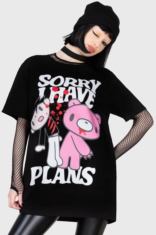 Killstar TShirts and Vests Women I Have Plans TShirt