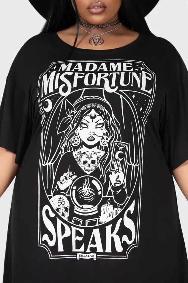 Killstar TShirts and Vests Women Madame Misfortune Relaxed Top