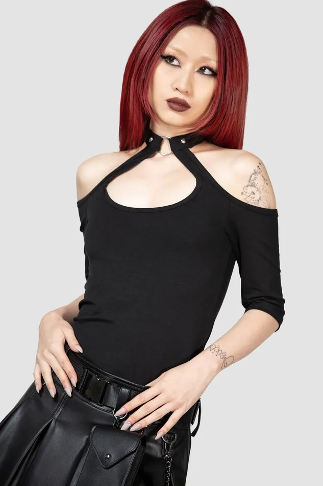 Killstar TShirts and Vests Women Seraphina Choker Top B