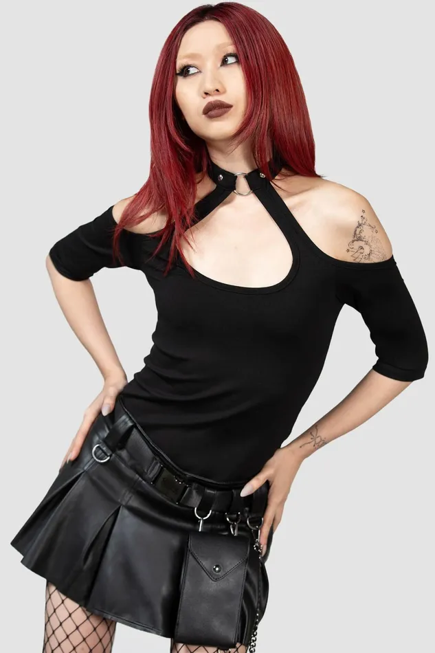 Killstar TShirts and Vests Women Seraphina Choker Top B