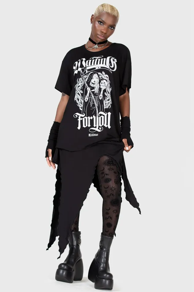 Killstar TShirts and Vests Women Waiting For You Relaxed Top