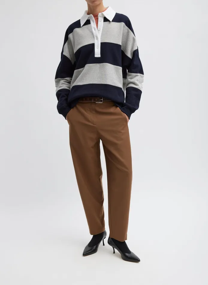Knitwear and Sweatshirts Women Tibi Polo Collar Cocoon Sweatshirt