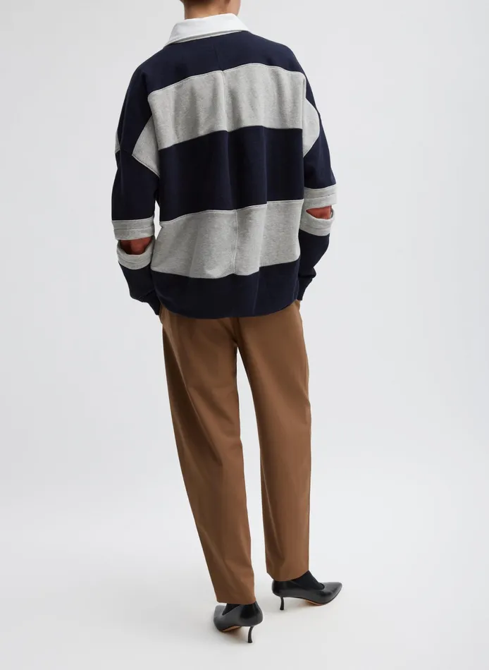 Knitwear and Sweatshirts Women Tibi Polo Collar Cocoon Sweatshirt