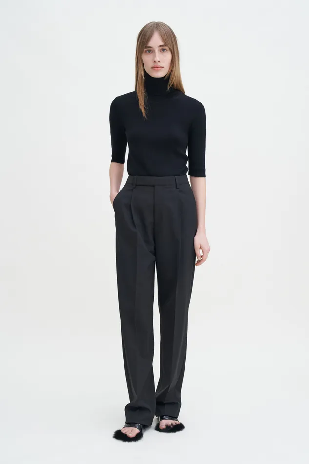 Knitwear Women filippak Merino Elbow Sleeve Top Black