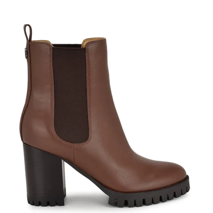 Kort Lugsole Booties Brown Women Nine West Boots and Booties