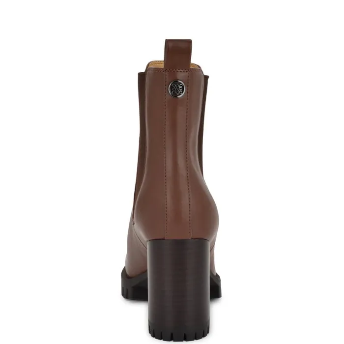 Kort Lugsole Booties Brown Women Nine West Boots and Booties