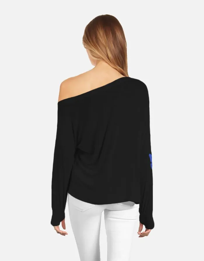 Krista Peace Evil Eye Black Women Lauren Moshi Long Sleeve