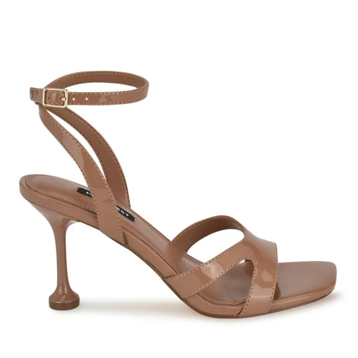 Kuane Ankle Strap Sandals Brown Women Nine West Sandals
