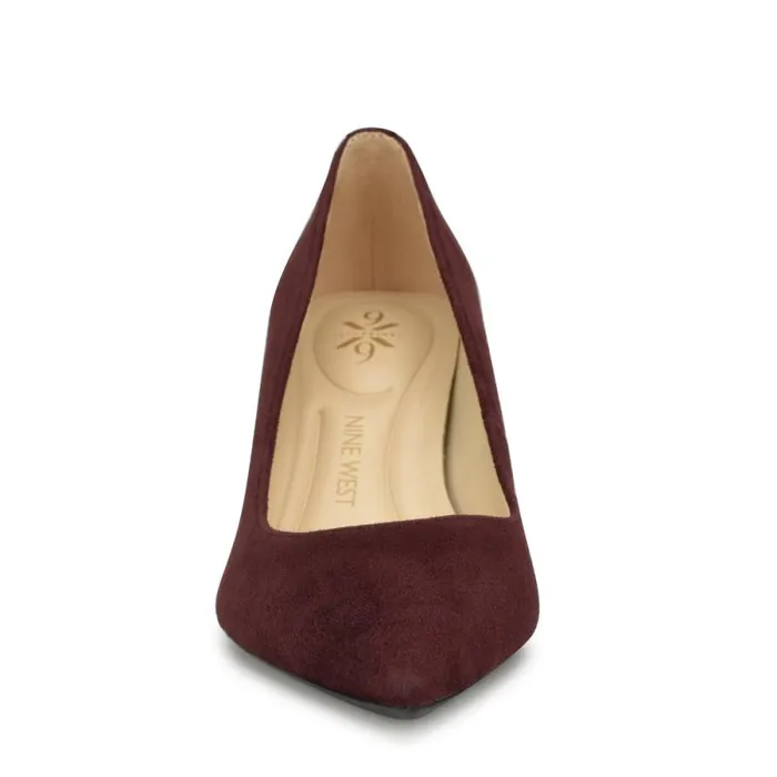 Kuna 92159 Pointy Toe Pumps Dark Red Suede Women Nine West Heels Kuna 92159 Pointy Toe Pumps Dark Red Suede Women Nine West Heels