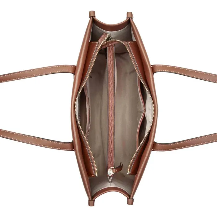 Kyelle Jet Set Tote Natural Dark Camel Women Nine West Totes and Backpacks Kyelle Jet Set Tote Natural Dark Camel Women Nine West Totes and Backpacks