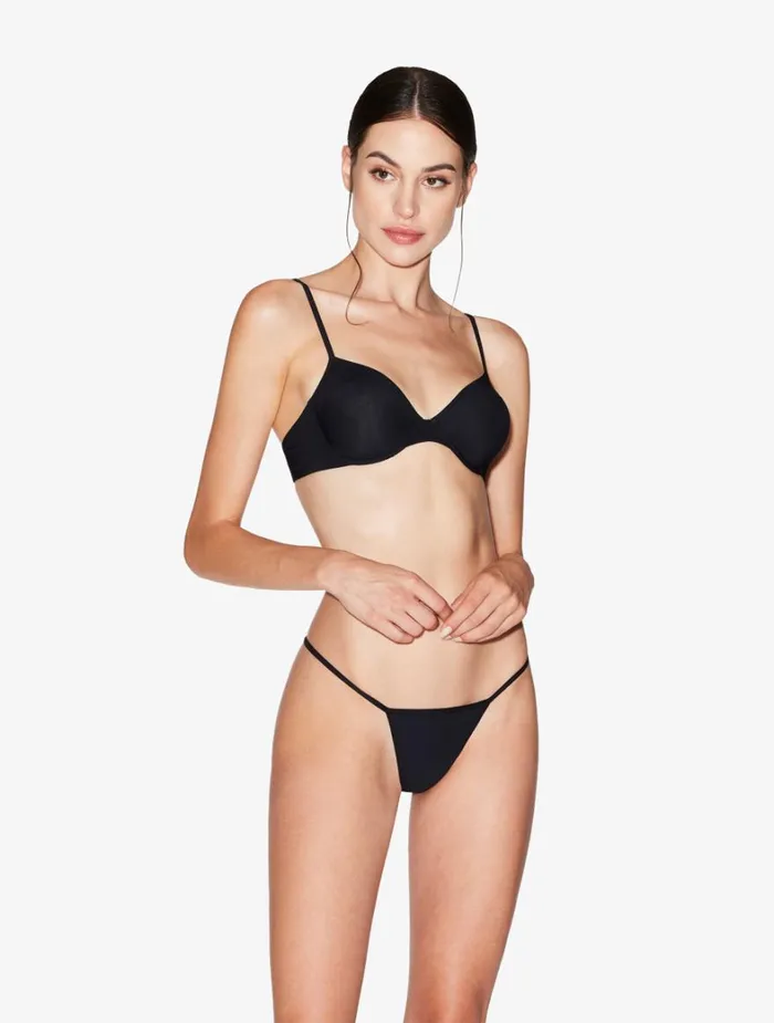 La Perla Black Underwired Nonpadded Bra Women Tshirt