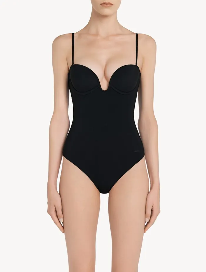 La Perla Black Underwired Padded Ubra Bodysuit Women Bodysuits and Bustiers