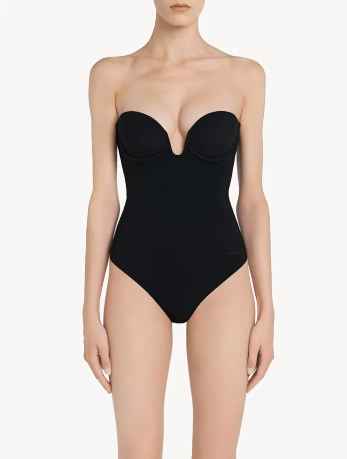 La Perla Black Underwired Padded Ubra Bodysuit Women Bodysuits and Bustiers