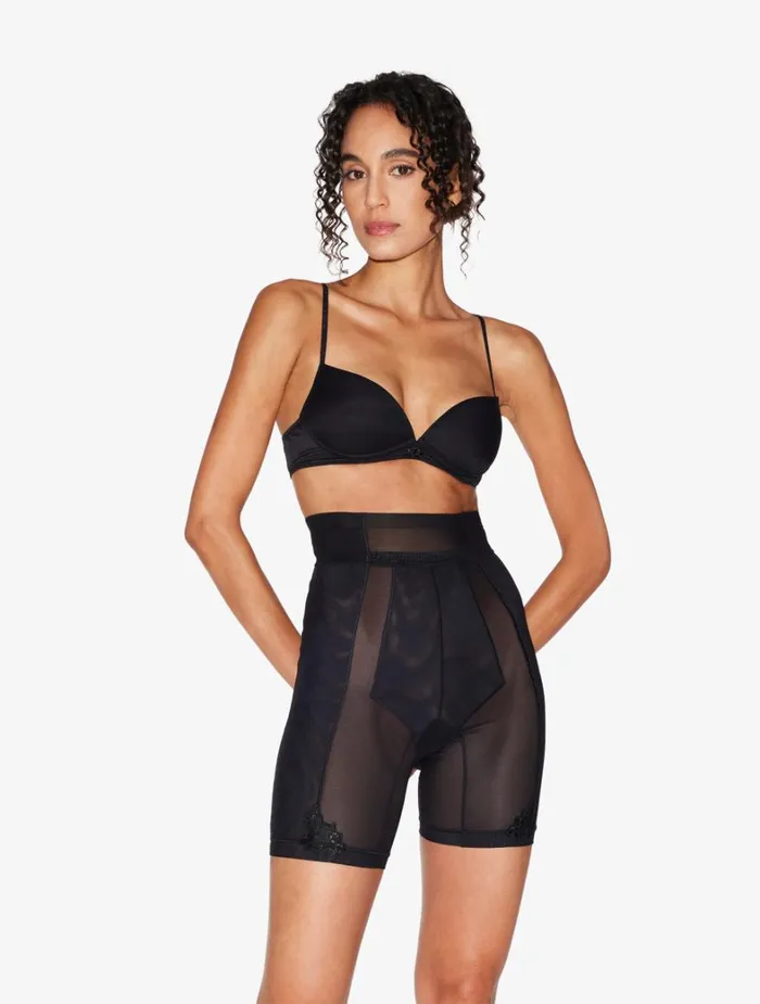 La Perla Luxury Stretch Tulle PushUp Bra In Black Women Padded