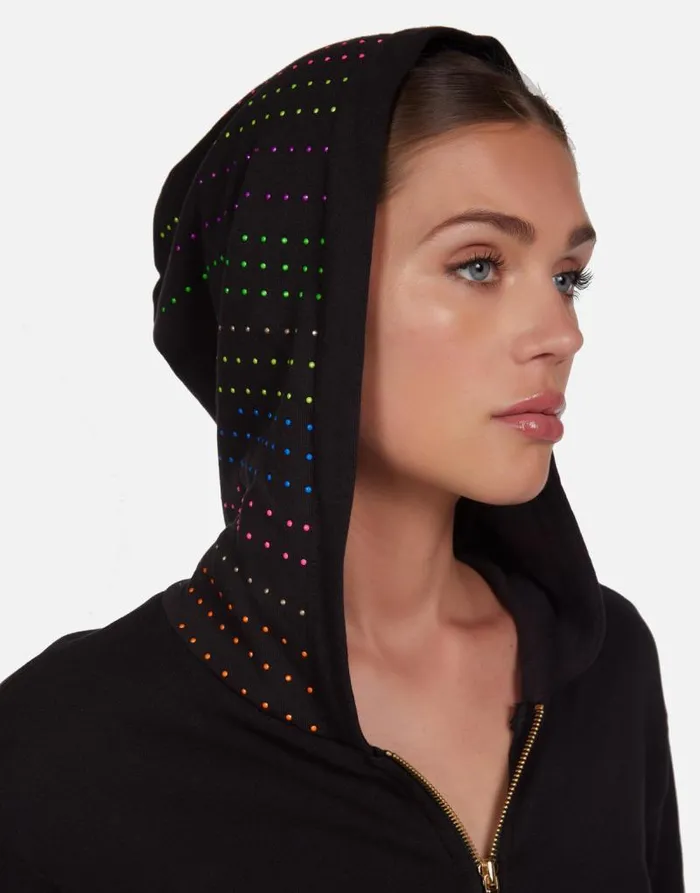Lachelle Neon Stud Starburst Onyx Women Lauren Moshi Hoodies
