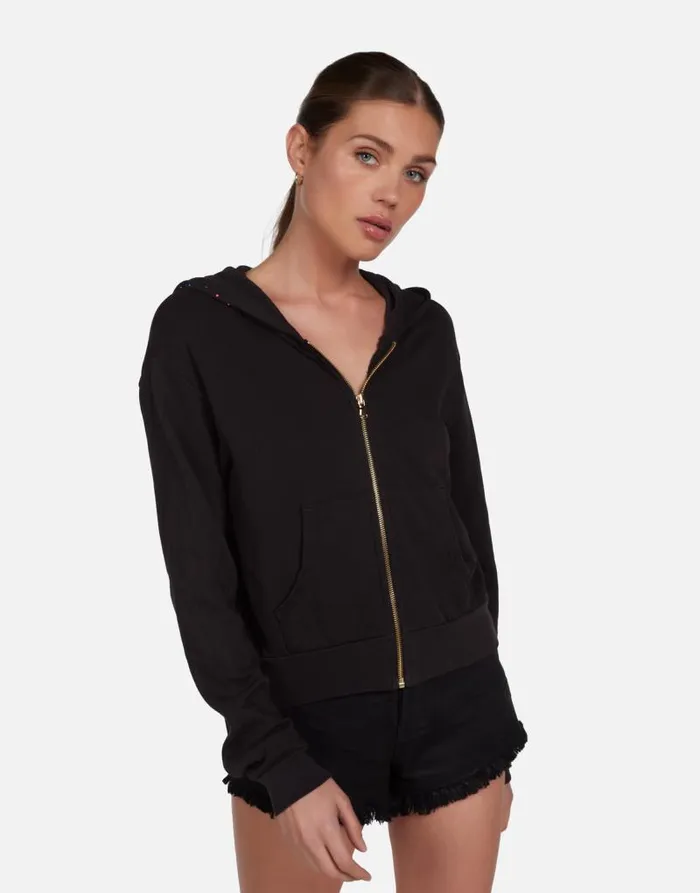 Lachelle Neon Stud Starburst Onyx Women Lauren Moshi Hoodies