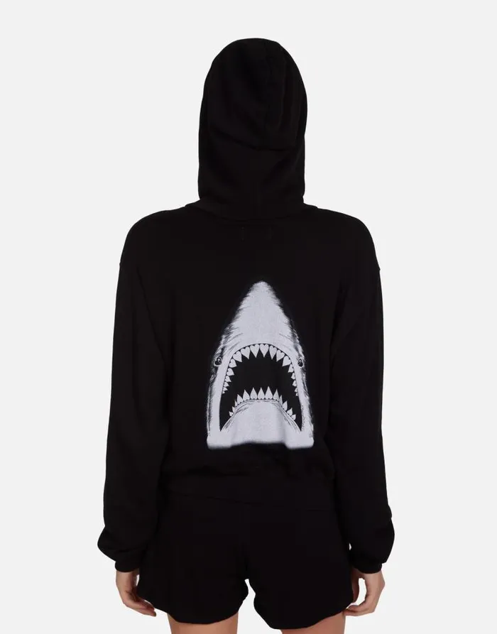 Lachelle Tropical Shark Black Women Lauren Moshi Hoodies