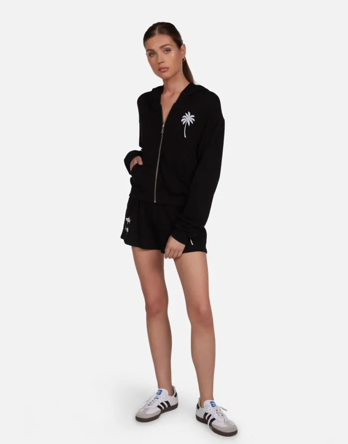 Lachelle Tropical Shark Black Women Lauren Moshi Hoodies