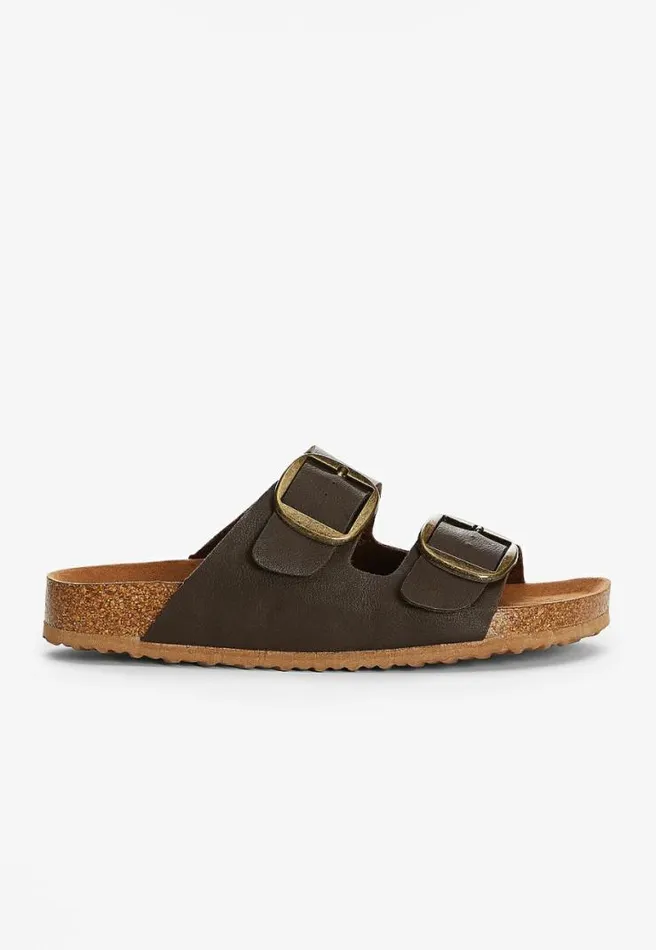 Laney Brown Double Strapped Sandal Women Maurices Sandals