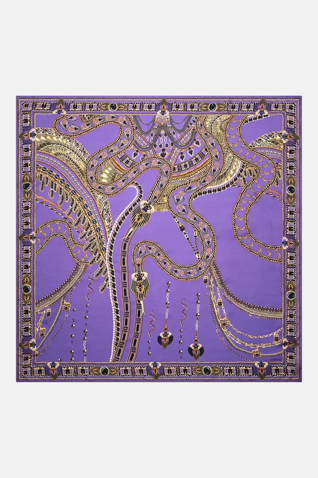 LARGE SQUARE SCARF LUXORLAND LADY Luxorland Lady WomensMens Camilla Scarves