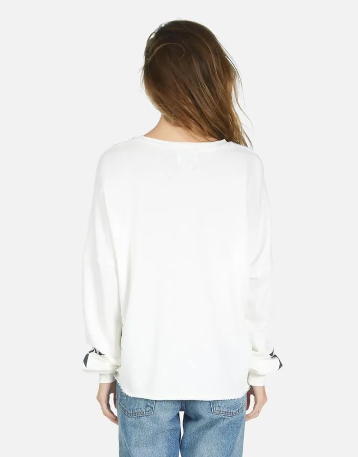 Lee Skull Lip Milk Women Lauren Moshi Long Sleeve