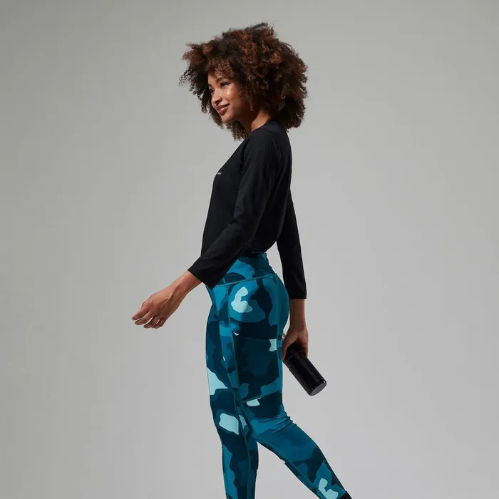 Leggings Women Berghaus Zannia 78 Legging 8211 BlueTurquoise