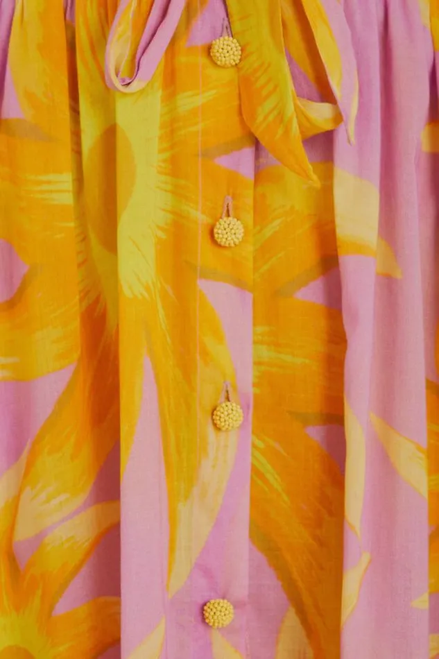 Light Pink Sunny Side Maxi Skirt Women FARM Rio Skirts