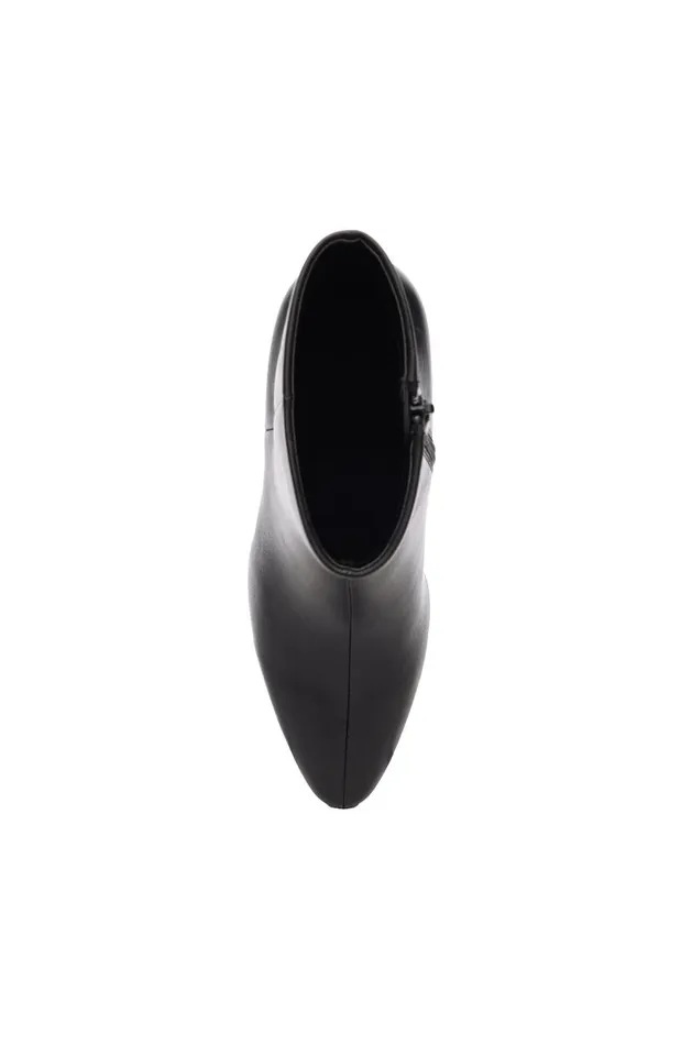 Liverpool Los Angeles Boots CLAREMONT ICON HEEL SIDE ZIP BOOTIE Black 8211 Womens