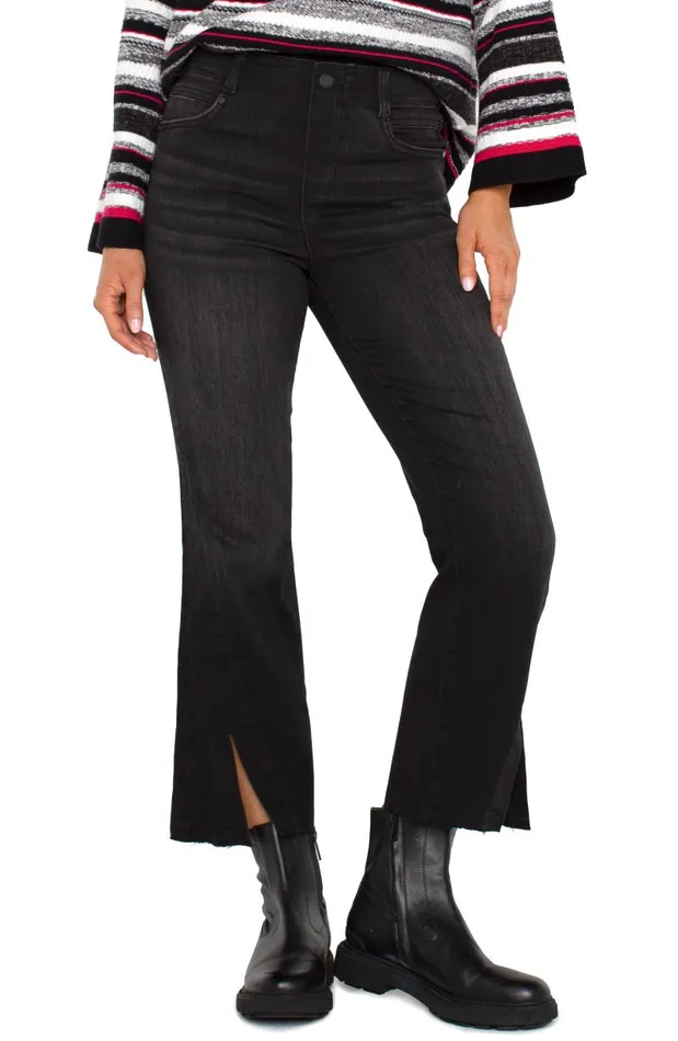 Liverpool Los Angeles Jeans GIA GLIDER CROP FLARE TWISTED SEAM Lost Creek 8211 Womens