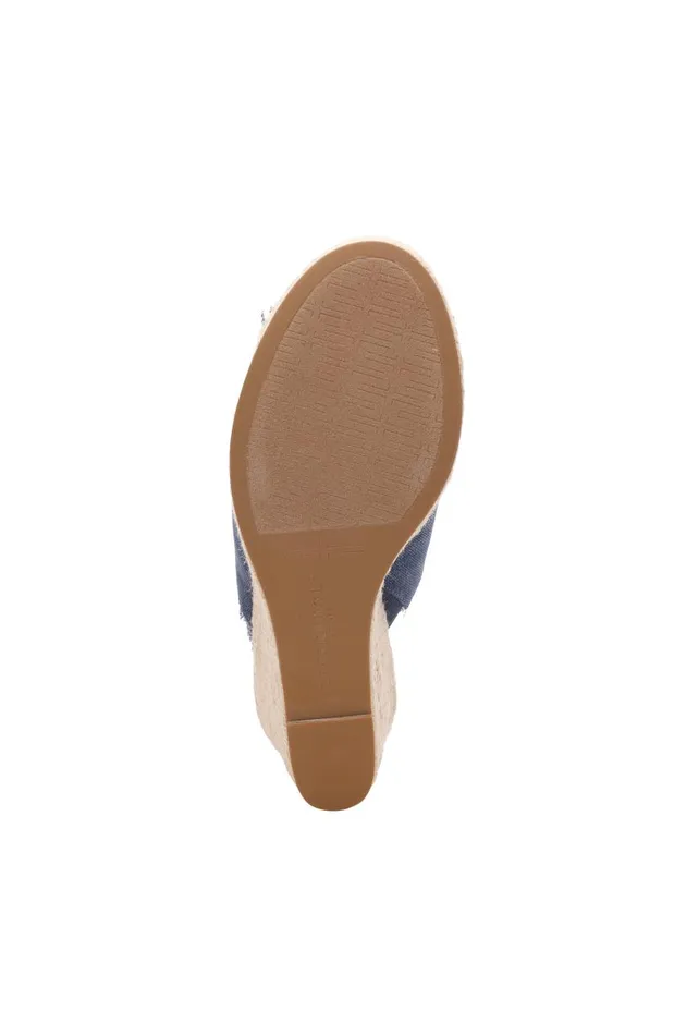 Liverpool Los Angeles Wedges and Espadrilles HOLLYWOOD FRAY EDGE ESPADRILLE Indigo 8211 Womens